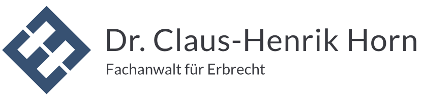 Dr. C.-H. Horn | Fachanwalt für Erbrecht | Pflichtteil | Düsseldorf